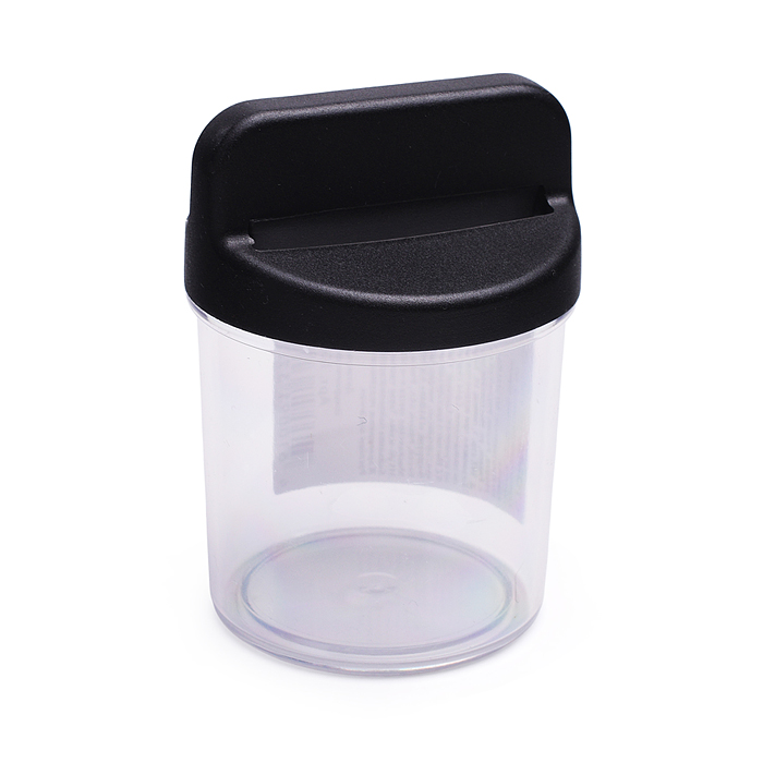 Скрепочница магнитная, без скрепок, прозрачная 