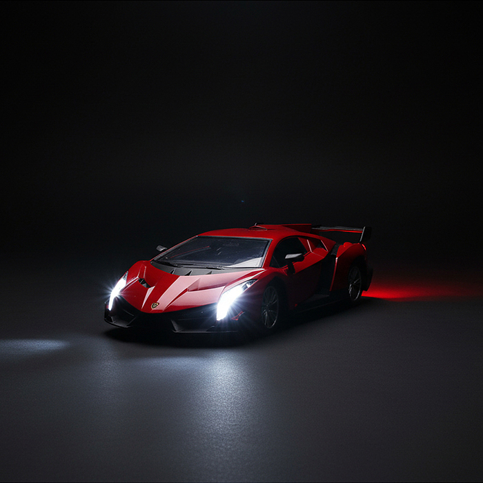 Машина 163-E8092A "Турбо Кар" р/у, 27 MHz, в коробке