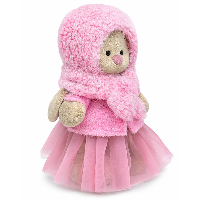 Зайка Ми в меховой шапке и курточке (большой)