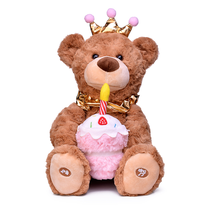 Медведь 00-7635 (поет, повторяет) в пакете