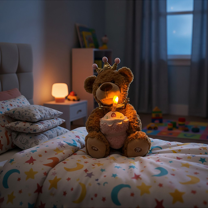 Медведь 00-7635 (поет, повторяет) в пакете