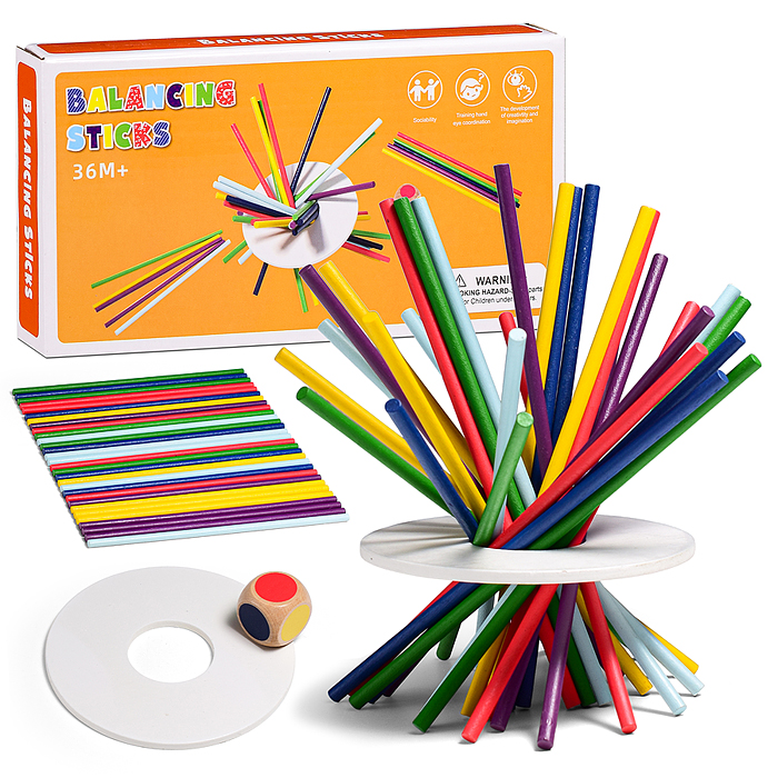 Игра баланс D2239 "Цветные палочки"