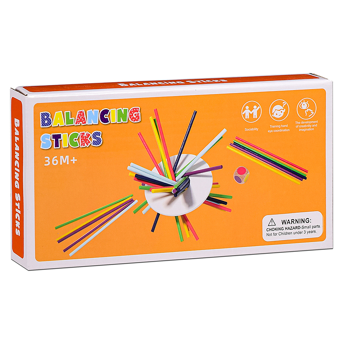 Игра баланс D2239 "Цветные палочки"