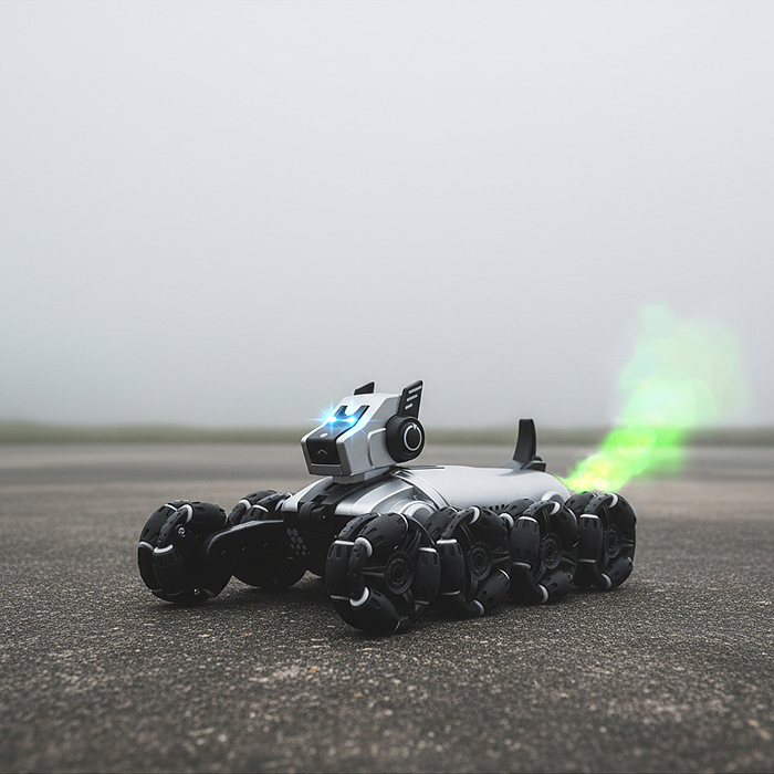 Машина 5A-372X "Мощный мотор" р/у, 27 MHz, с дымом, в коробке