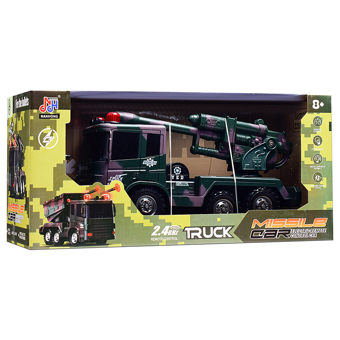 Машина 128A-44 "Военный грузовик" р/у, 27 MHz.  в коробке