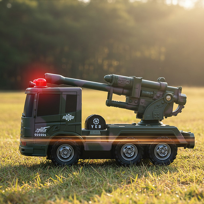 Машина 128A-44 "Военный грузовик" р/у, 27 MHz.  в коробке