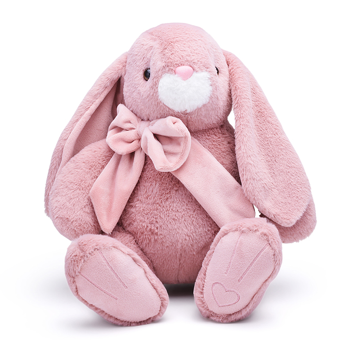 Кролик Банни, 30см сидя, пудровый