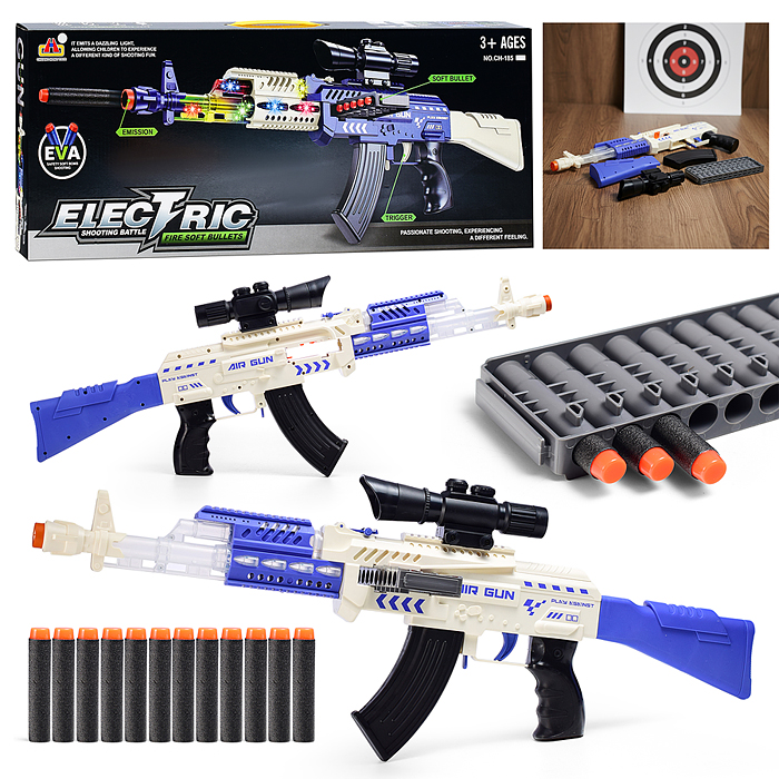 Автомат CH-185 "Молния" (свет, звук) в коробке