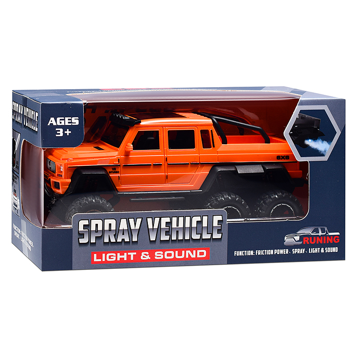 Машина YM-9935B "Железный бык" (свет, звук) в коробке