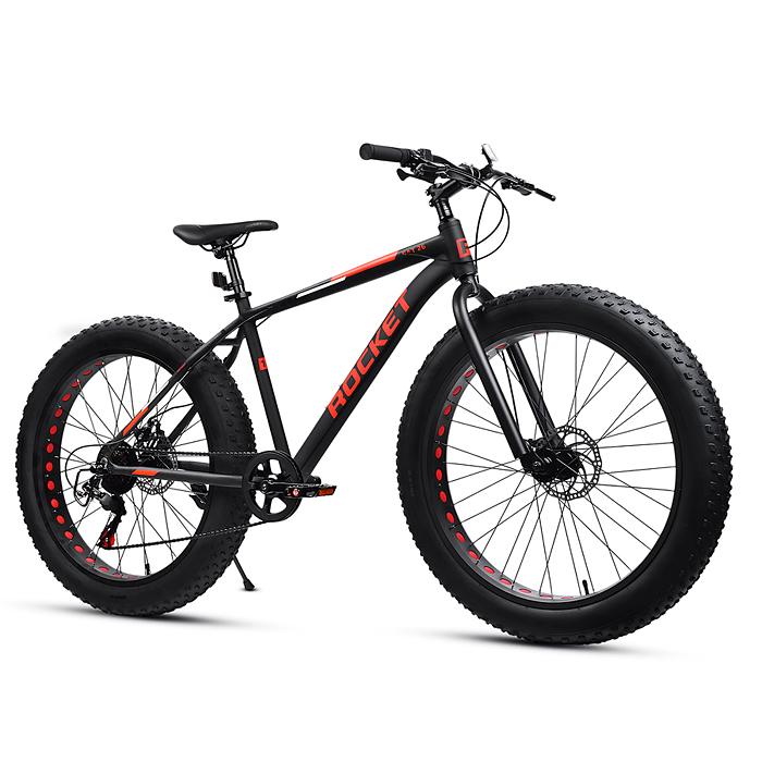 Велосипед 26" Rocket Fat 26, цвет черный, размер 18"