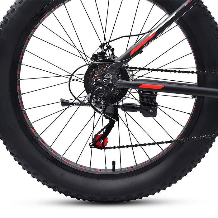 Велосипед 26" Rocket Fat 26, цвет черный, размер 18"