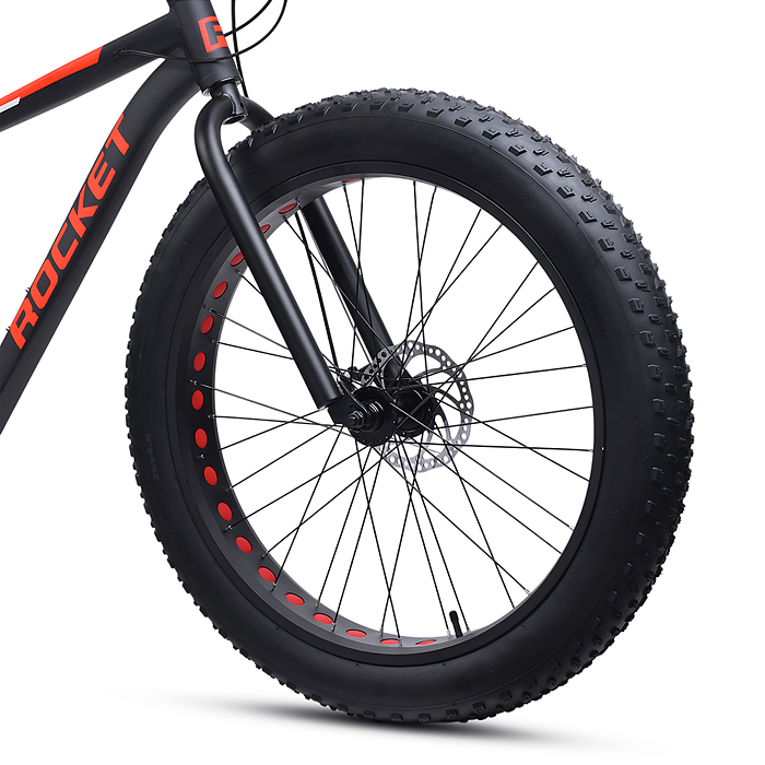 Велосипед 26" Rocket Fat 26, цвет черный, размер 18"