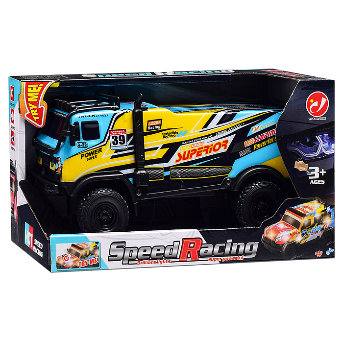 Машина YD085-1 "Бронетраспортер" 1:18, свет, звук, в коробке