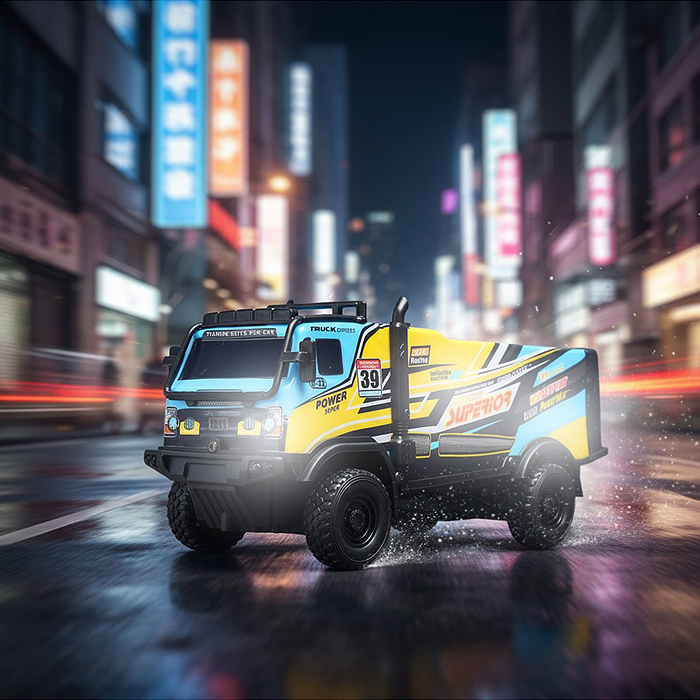 Машина YD085-1 "Бронетраспортер" 1:18, свет, звук, в коробке