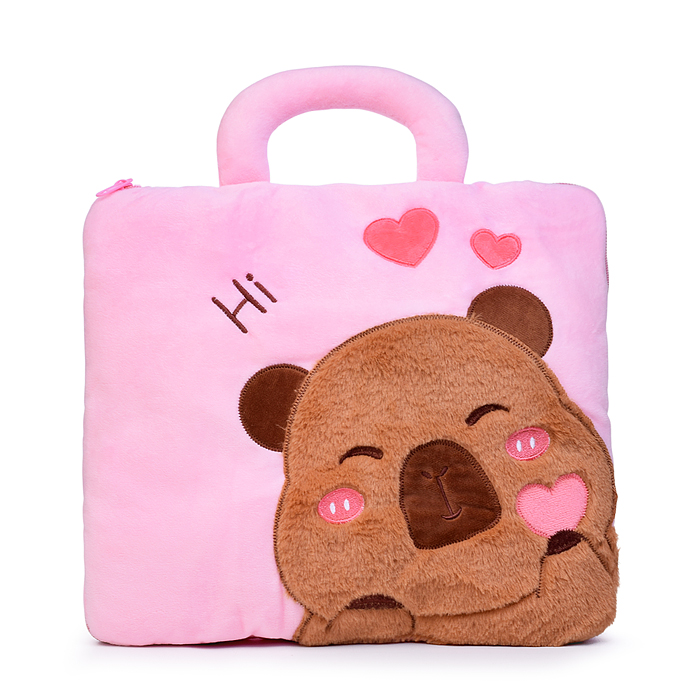 Мягкая игрушка M1714 "Капибара- плед" 1.6 м