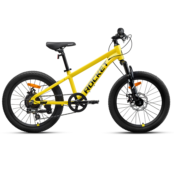 Велосипед 20" Rocket Rower, цвет желтый, размер 11"