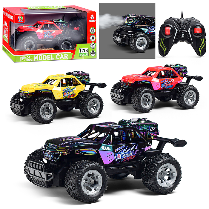 Машина 163-612P "Тайфун" р/у, 27 MHz, под колпаком