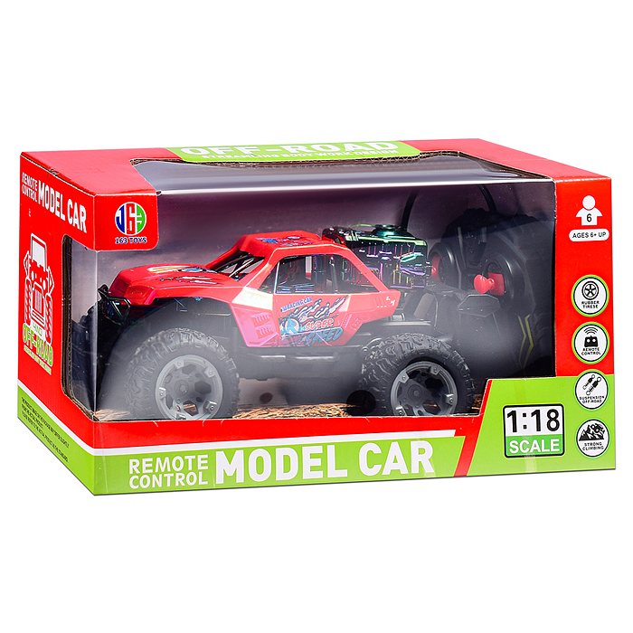 Машина 163-612P "Тайфун" р/у, 27 MHz, под колпаком