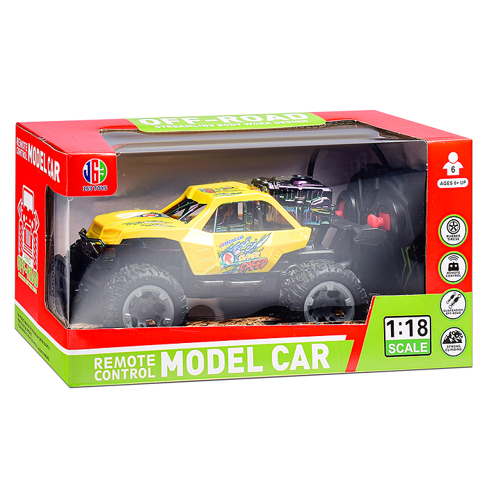 Машина 163-612P "Тайфун" р/у, 27 MHz, под колпаком