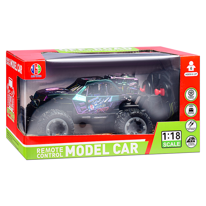 Машина 163-612P "Тайфун" р/у, 27 MHz, под колпаком