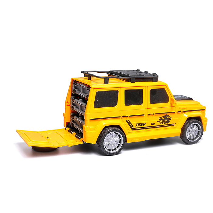 Набор машин 400-1 "Весёлый автопарк" в коробке 