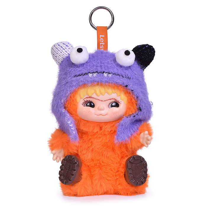 Мягкая игрушка M1669 "Кукла мягкая в шапочке" 18 см