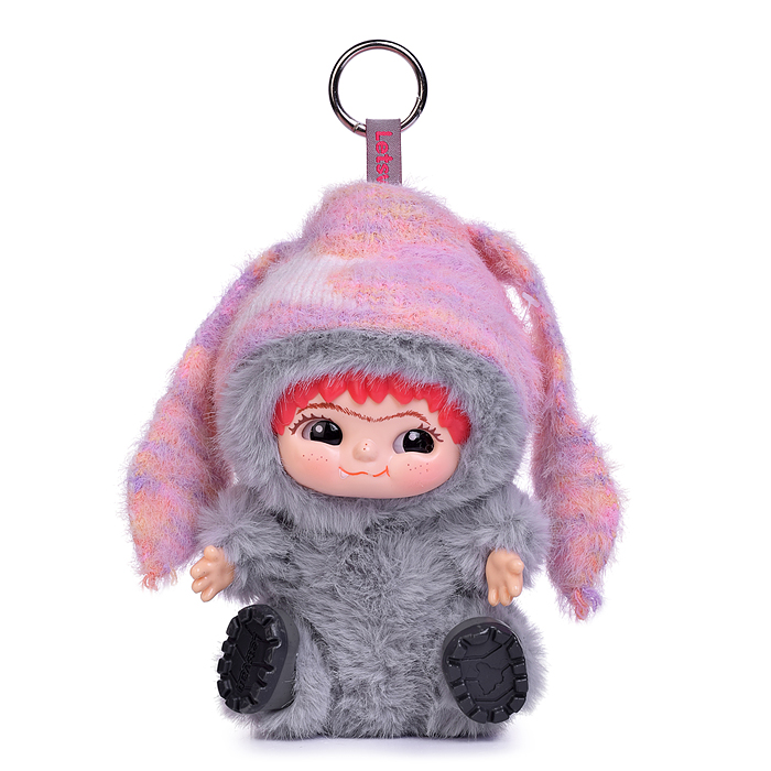 Мягкая игрушка M1669 "Кукла мягкая в шапочке" 18 см