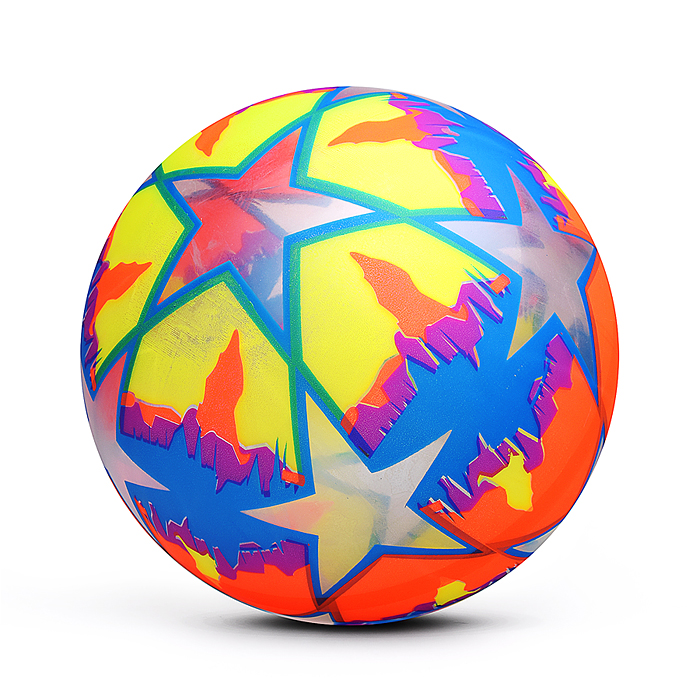 Мяч надувной детский PVC 00-8112 "Яркие звёзды" 22см 