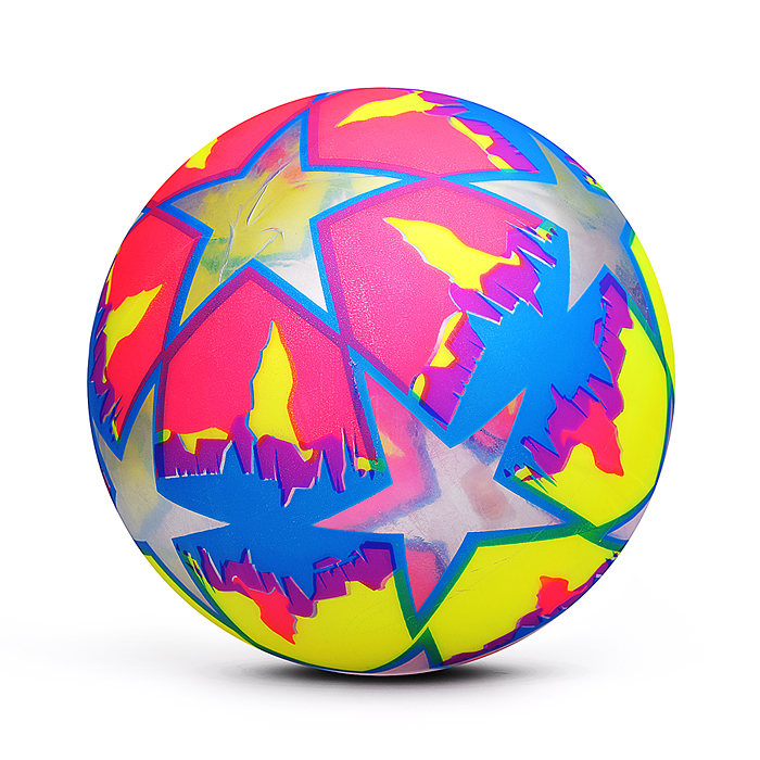 Мяч надувной детский PVC 00-8112 "Яркие звёзды" 22см 