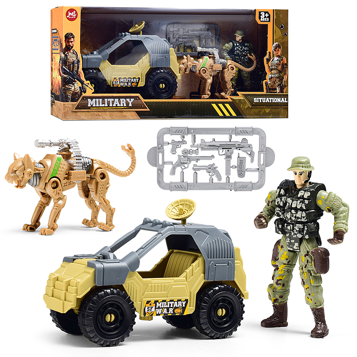 Набор армия  F33-1 "Строевой расчет" в коробке