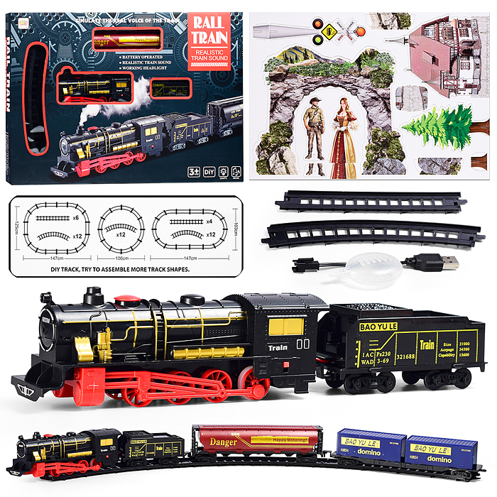 Железная дорога 8018 "Млечный путь" (свет, звук) в коробке