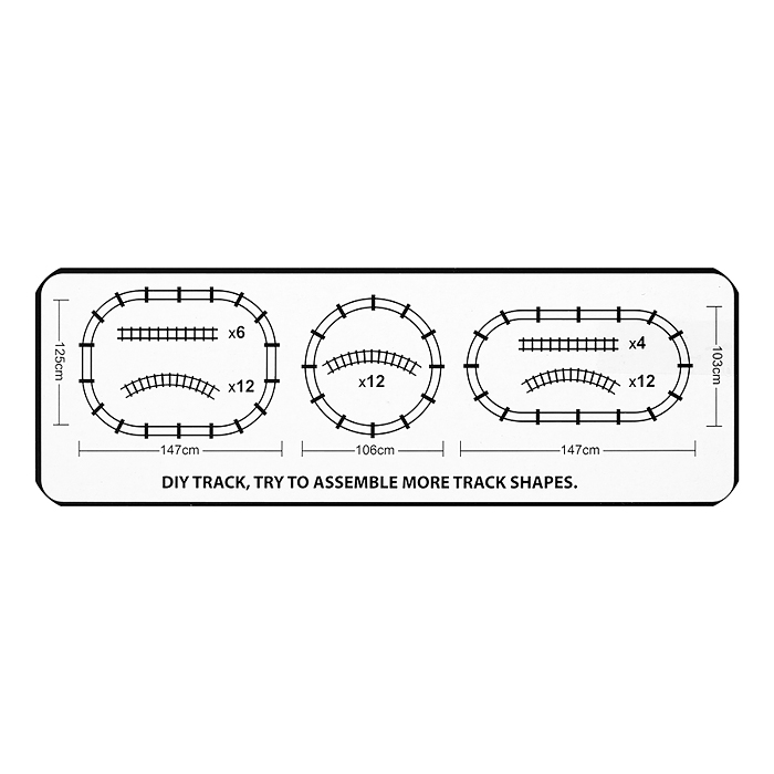 Железная дорога 8018 "Млечный путь" (свет, звук) в коробке