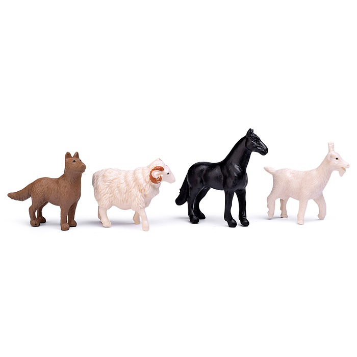 Набор животных 688-4 "Дружная компания" в тубе