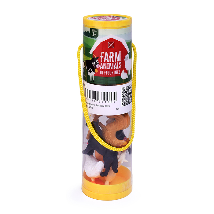Набор животных 688-4 "Дружная компания" в тубе