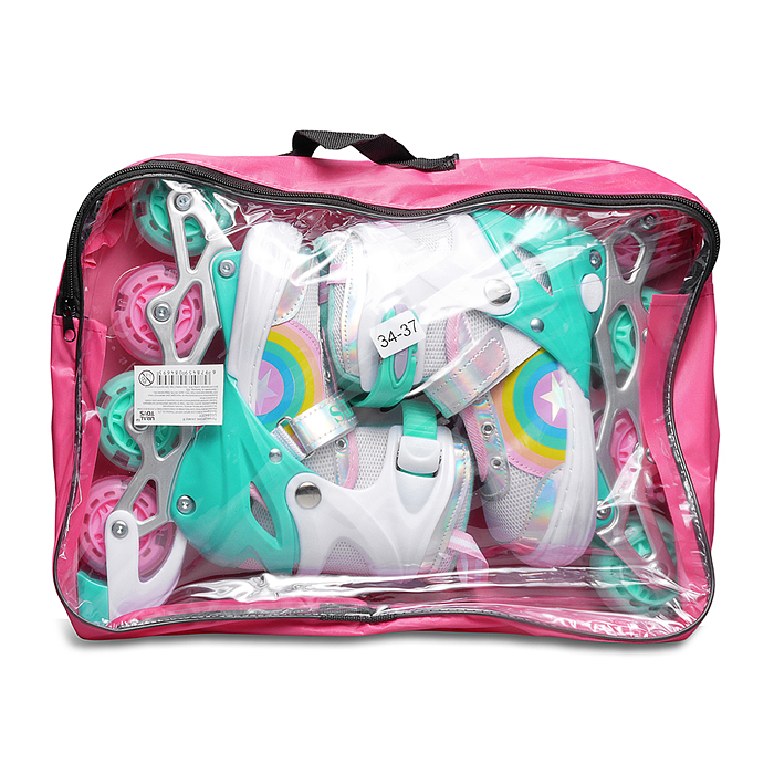 Ролики детские, размер M (цвет зеленый)