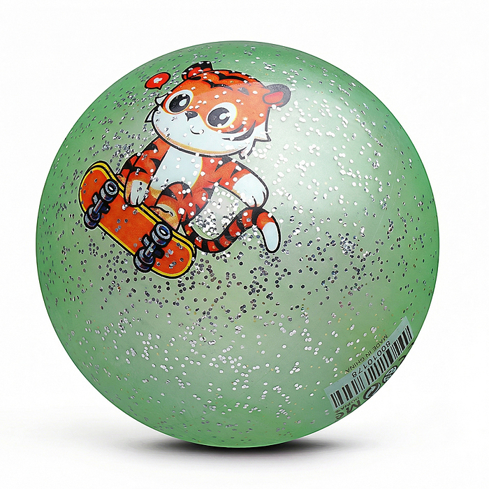 Мяч надувной детский PVC 00-8115 "Спортивный зверёк" 22см 