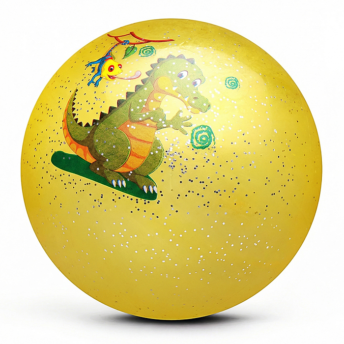 Мяч надувной детский PVC 00-8115 "Спортивный зверёк" 22см 