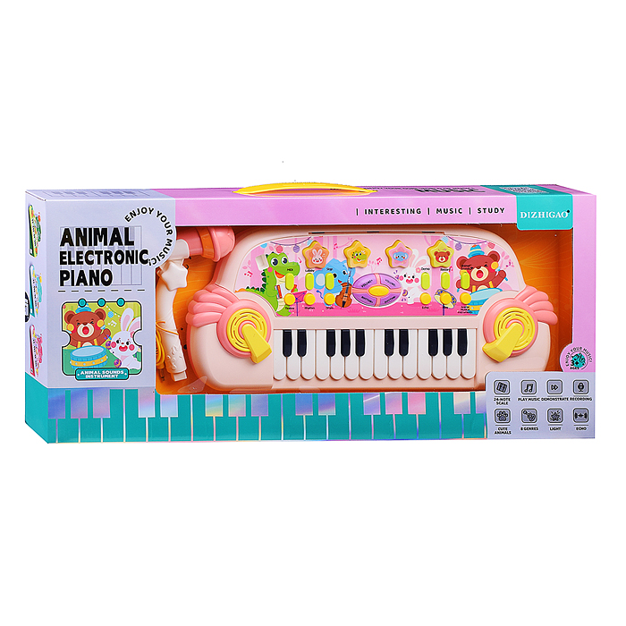 Синтезатор 808-16A "Звезда музыки" в коробке