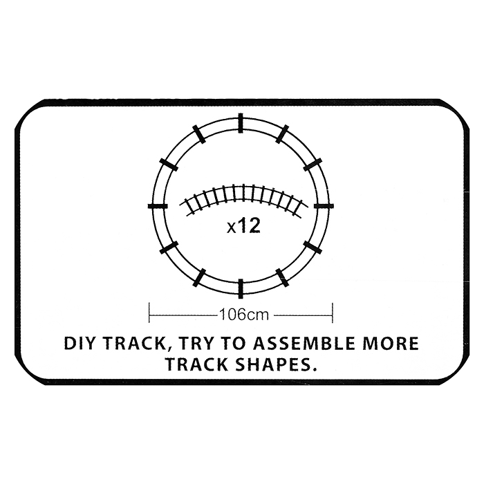 Железная дорога 1018-12A "Классический маршрут 3" (свет, звук) в коробке