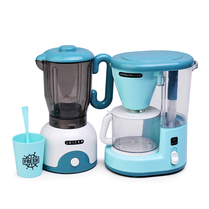 Бытовая техника A2101-5 "Кофемашина, блендер" в коробке