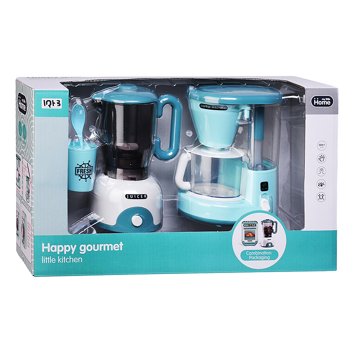 Бытовая техника A2101-5 "Кофемашина, блендер" в коробке