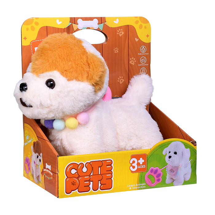 Собака 933-114E "Чаки" на батарейках, в коробке