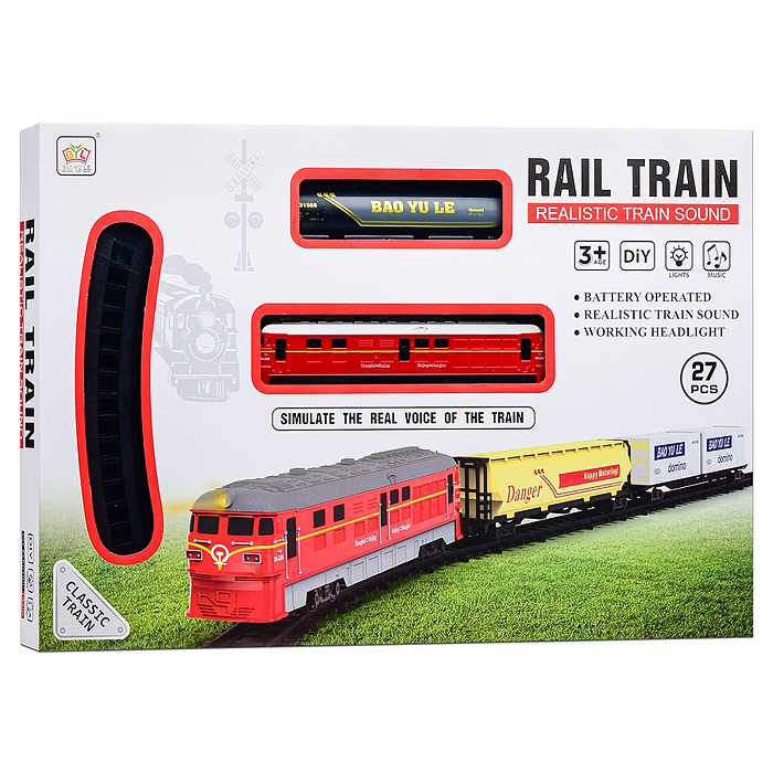 Железная дорога 5018C "Стриж" (свет, звук) в коробке 