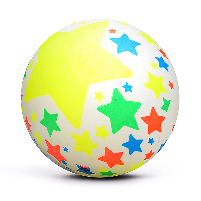 Мяч надувной детский PVC 00-8105 "Звёздный мяч" 22см 