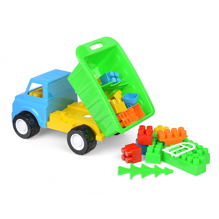 Машинка "Грузовик" с конструктором