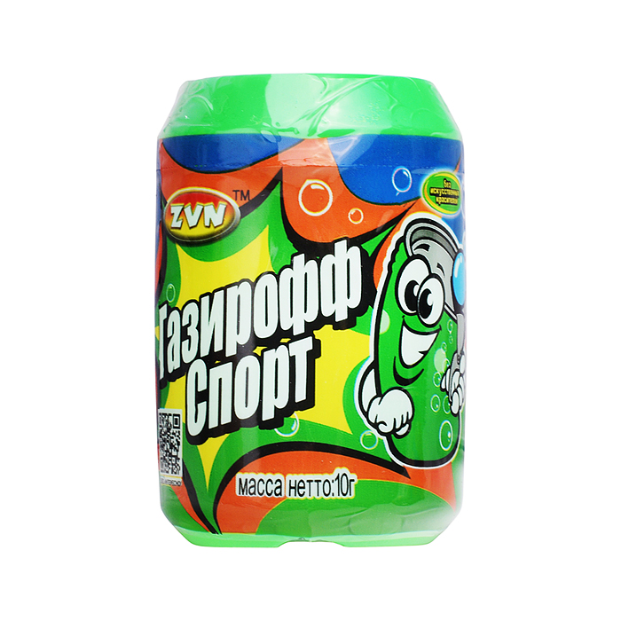 Конфета "Газирофф" со вкусом лимона, со вкусом колы 10г*30шт