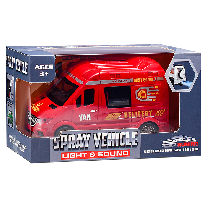 Машина YM-9931B "Супер грузовик" (свет, звук) в коробке