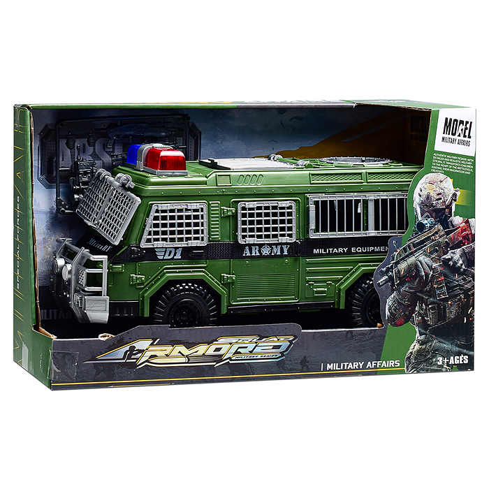 Набор армия 10-10 "Автозак" в коробке