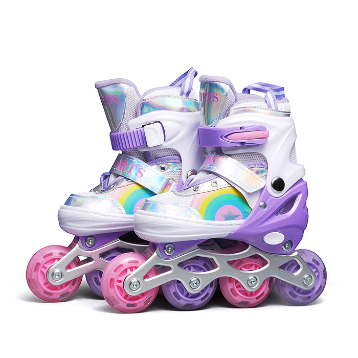 Ролики детские, размер M (цвет фиолетовый)