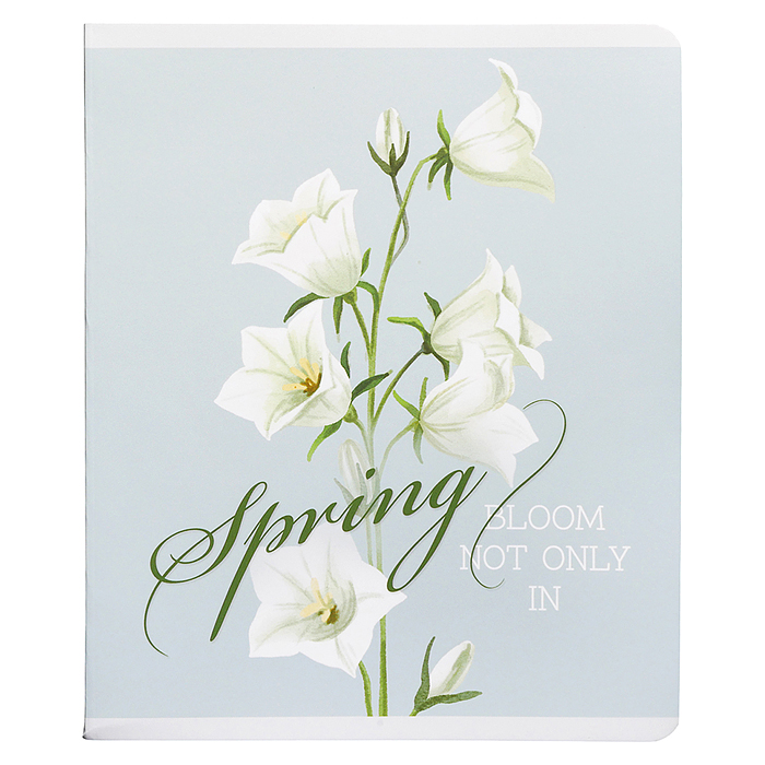 Тетрадь 48л. клетка "Spring" А5 скрепка